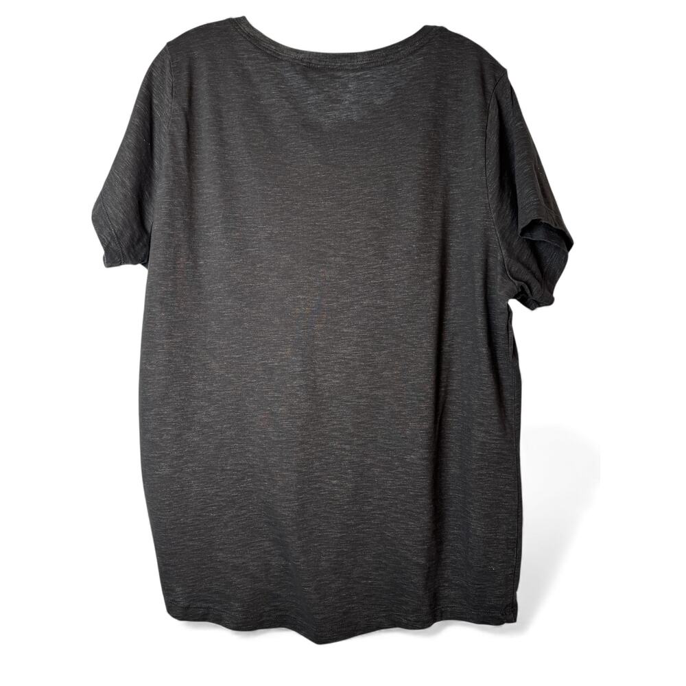 Nike Dri-Fit "The Nike Tee" Gray & Pink Swoosh Size 1X - Picture 3 of 7